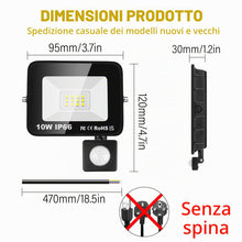 Carica l'immagine nel visualizzatore di Gallery, SKYWORLD 2 x Faretto con Sensore di Movimento, 10W 1000LM Fari Led Esterni
