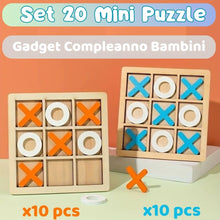 Carica l'immagine nel visualizzatore di Gallery, 20 PCS Mini Puzzle Bambini Legno, Gadget Compleanno Bambini, 20 Mini Giochi