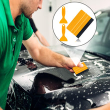 Carica l'immagine nel visualizzatore di Gallery, Spatola Professionale, Spatola per Wrapping Pellicola Auto, Spatola Professionale con Feltro, Spatola per Pellicole Ades