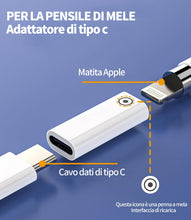 Carica l'immagine nel visualizzatore di Gallery, Adattatore Lightning a USB C Femmina (2 Pack) per Apple Pencil 1st Generazione per iPad Matita Caricatore Connettore Pen