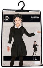 Carica l'immagine nel visualizzatore di Gallery, FIESTAS GUIRCA | Costume Gothic Girl Bambina (5-6 Anni) - Vestito per Bambine - Costumi da Studentessa e Scolaretta per 