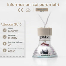 Carica l'immagine nel visualizzatore di Gallery, DiCUNO GU10 Portalampada 0,75mm² Silicon Wire, 6 Pezzi