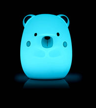 Carica l'immagine nel visualizzatore di Gallery, Jané Yum Bear Big Luce Notturna Bambino, Lampada Portatile, USB Ricaricabile, 9 Colori, Touch, Silicone Morbido, Orsetto