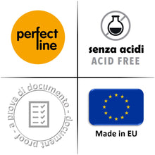 Carica l&#39;immagine nel visualizzatore di Gallery, perfect line • 25 copertine quaderni a4, granulate, colorate e trasparenti, Copertina quaderno a4 in PP riciclabile, Fodere per quaderni, FATTO IN UE