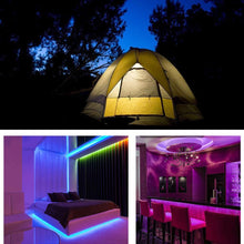 Carica l'immagine nel visualizzatore di Gallery, Striscia LED 7 Metri, Led Striscia con 44 Tasti Telecomando/Bluetooth APP, Sincronizzazione Musicale, Ideali per Interni