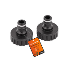 Carica l'immagine nel visualizzatore di Gallery, Mivos Set 2 connettori per rubinetti con filettatura esterna da 1 pollice BSP (33,3 mm) – Connettore rubinetto con attac