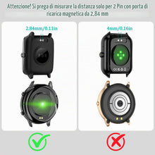 Carica l'immagine nel visualizzatore di Gallery, 50CM Caricatore Smartwatch Universale, 2 Pin 2,84mm Caricabatterie Smartwatch, Caricatore Magnetico, Cavo ricarica smart
