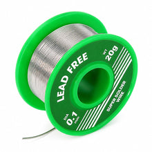 Carica l'immagine nel visualizzatore di Gallery, 1 Rotolo Stagno Per Saldare 60/40 Con Flussante 1 Mm 20 G Argento Per Elettronica
