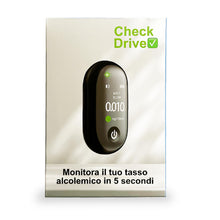 Carica l'immagine nel visualizzatore di Gallery, Generico Etilometro Portatile Digitale CheckDrive, Alcol Test Ricaricabile USB C con Avviso Vocale ITA/ENG, Display LED 