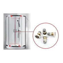 Carica l'immagine nel visualizzatore di Gallery, Qikuver 20mm Rotelle per la Porta Della Doccia, 4 Pezzi Rotelline per Rulli Box Doccia Ricambi per Porte Scorrevoli Docc
