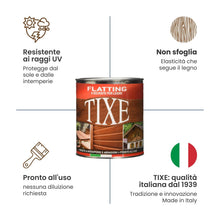 Carica l'immagine nel visualizzatore di Gallery, TIXE Flatting a Solvente per Legno, Vernice per Legno Lucida, 750 ml
