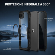 Carica l'immagine nel visualizzatore di Gallery, CENHUFO Privacy Cover iPhone 16E / iPhone 17E [Compatibile con Magsafe] Protezione Schermo Anti Spia Vetro Temperato Int