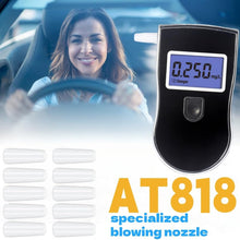 Carica l'immagine nel visualizzatore di Gallery, Drivaid Etilometro Portatile Digitale, Alcool Test Professionale con Schermo LED Display, Breath Analyzer incluir 16 Boccagli, 3 x batterie AAA incluseSensore Semiconduttore