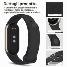 Carica l'immagine nel visualizzatore di Gallery, YLK 3 Pezzi Cinturini per Xiaomi Mi Band 9/8/10, Cinturino Silicone di Morbido Traspirante Solo per Xiaomi Mi Band 8/9/1