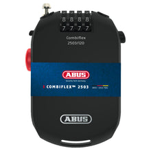 Carica l'immagine nel visualizzatore di Gallery, Lucchetto speciale ABUS Combiflex 2503/120 - Adatto come lucchetto per bagagli, lucchetto per sci, lucchetto per caschi 