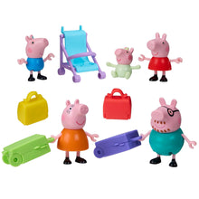 Carica l'immagine nel visualizzatore di Gallery, Peppa Pig Voyages de Peppa : Aventures en Famille, Coffret avec Figurines et Accessoires, inclut Bébé Evie, Jouets présc