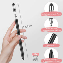 Carica l'immagine nel visualizzatore di Gallery, Penna per Tablet MEKO 3 in 1 Penna pour iPad/iPhone/Samsung/Android/IOS, Penna Touch Tablette ad Alta Sensibilità e Prec