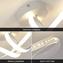 Carica l'immagine nel visualizzatore di Gallery, Plafoniera LED Soffitto Moderna, 20W 2500LM in Alluminio