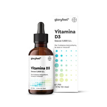 Carica l'immagine nel visualizzatore di Gallery, Vitamina D3 1000 UI per Goccia, 50ml (1700 Gocce), Eletto PRODOTTO DELL'ANNO 2025, Supporta Ossa, Denti e Sistema Immuni