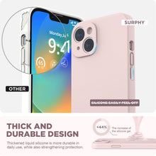 Carica l'immagine nel visualizzatore di Gallery, SURPHY Cover per iPhone 14 con 2 Pellicola Vetro Temperato (6,1"), Custodia per iphone 14 Silicone con Protezione Fotoca