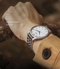 Carica l'immagine nel visualizzatore di Gallery, HEYOZURY Cinturini per Orologio in Metallo in Acciaio Inossidabile per Orologi con Estremità Dritta e Curva 18mm 19mm 20mm 21mm 22mm 24mm Cinturini di Ricambio in Braccialetti per Uomini Donne