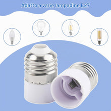 Carica l'immagine nel visualizzatore di Gallery, E27 a E14 Socket Converter 8 Allungare il Filo Adattatore E27 E14
