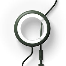 Carica l'immagine nel visualizzatore di Gallery, Lampada da Lettura Bily Verde Kaki, LED con 3 livelli di luminosità, Ultra leggera, Funziona senza batterie né pile, Ali