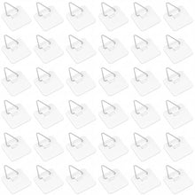 Carica l'immagine nel visualizzatore di Gallery, Adesivo Appendi Quadro, 36 Pezzi Ganci Adesivi per Quadri, Ganci Autoadesivi Invisibili, Massima 3kg, Gancetti per Quadr
