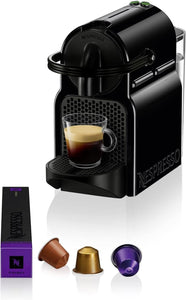 Nespresso Inissia EN80.B Macchina per caffè Espresso, 1260 W, 1 Nero rosso (Black)