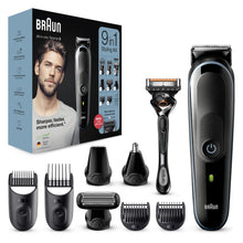 Carica l'immagine nel visualizzatore di Gallery, Kit Barbiere BRAUN MGK5280 9 in 1, lunghezze (0,5-21 mm)