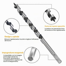 Carica l'immagine nel visualizzatore di Gallery, Flintronic Auger Bit, 6pz-6/8/10/12/14/16mm