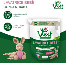 Carica l'immagine nel visualizzatore di Gallery, Chanteclair Vert - Detergente Lavatrice Bebè Latte d'Avena 1200ml