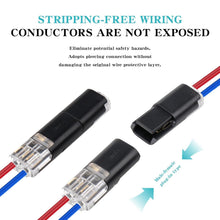 Carica l'immagine nel visualizzatore di Gallery, 40 Connettori Elettrici Rapidi 2 Pin 12V, Impermeabili IP67, per Cavi