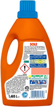 Carica l'immagine nel visualizzatore di Gallery, Sole Detersivo Lavatrice Bianco splendente 33 Lavaggi, Formula igienizzante, Detersivo Lavatrice Liquido Bianco Splendente, rimuove le macchie a basse temperature