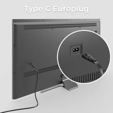 Carica l'immagine nel visualizzatore di Gallery, 2m Cavo di Alimentazione Elettrico Spina Tipo C Europlug a Presa C7 Cavo Euro per Piccoli Elettrodomestici Euro 8 TV Blu-Ray Alimentatori - Nero