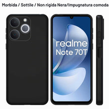 Carica l'immagine nel visualizzatore di Gallery, 2 in 1 Cover per Realme Note 70T / Realme Note 70 4G (6.74") Nero