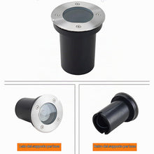Carica l'immagine nel visualizzatore di Gallery, Voltix Faretto a LED Segnapasso Calpestabile da Esterno IP65, da Incasso a Terra per Viali, Sentieri e Giardino, Luce Ca