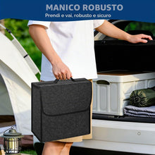 Carica l'immagine nel visualizzatore di Gallery, Organizer per Bagagliaio Auto in Feltro, 30*16*30cm Organizer Auto