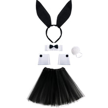 Carica l'immagine nel visualizzatore di Gallery, SATINIOR Set di Accessori per Coniglietti da Donna Cerchietto Coda, Nero