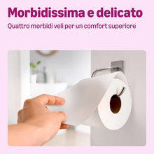 Carica l'immagine nel visualizzatore di Gallery, by Amazon, Carta Igienica Ultra Morbida, 4 Veli, 36 Rotoli (4 Confezioni da 9), 160 Strappi per Rotolo, Certificata FSC