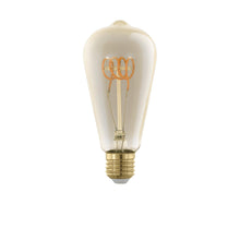 Carica l'immagine nel visualizzatore di Gallery, EGLO Lampadina LED E27 Tag &amp; Nacht, vintage ambra con sensore, luce