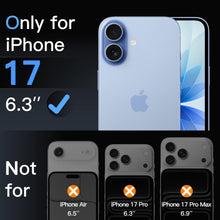 Carica l'immagine nel visualizzatore di Gallery, JETech Pellicola Protettiva per iPhone 17, 2 Pezzi