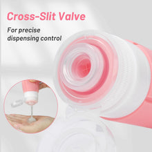Carica l'immagine nel visualizzatore di Gallery, Alyvisun 4 Pezzi Flaconi da Viaggio in Silicone, [Ricaricabili &amp; Anti-Perdita] Contenitori Viaggio Liquidi, Boccette da Viaggio 100ml per Shampoo, Lozione, Cosmetici