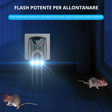 Carica l'immagine nel visualizzatore di Gallery, Repellente per Topi, Ultrasuoni per Ratti, Ultrasuoni Mouse con Luce LED Repellente Dissuasori per Topi Roditori Parassi