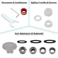 Carica l'immagine nel visualizzatore di Gallery, Rubinetto Rotante 1080 Gradi Prolunga Allungabile con Rotazione 360