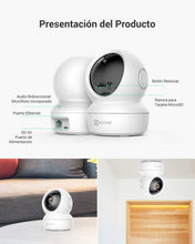 Carica l'immagine nel visualizzatore di Gallery, EZVIZ C6N Indoor WiFi Surveillance Camera 360°, 1080P Baby/Pet Surveillance Camera, Night Vision, Two-Way Audio, Motion 