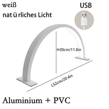 Carica l'immagine nel visualizzatore di Gallery, AiPaiTe L52 cm, altezza 30 cm, lampada a mezzaluna, taglio ciglia, lampada da tavolo, lampada da lettura, lampada da tavolo per unghie, illuminazione interna, lampada da tavolo, lampada da lettura per