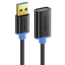 Carica l'immagine nel visualizzatore di Gallery, deleyCON 3,0m USB 3.0 Super Speed Prolunga - Connettore a Presa - Tecnologia USB 3.0 Super Speed fino a 5 Gbit/s - Nero/