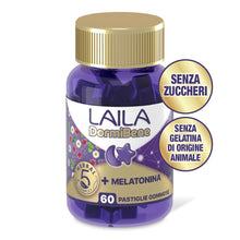 Carica l'immagine nel visualizzatore di Gallery, Laila DormiBene 120 Gommose, Integratore per dormire, Senza Zuccheri