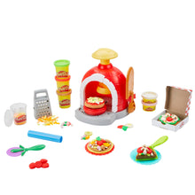 Carica l&#39;immagine nel visualizzatore di Gallery, Play-Doh Kitchen Creations - La Pizzeria, playset con 6 vasetti di Pasta modellabile e 8 Accessori